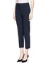 Front View - Click To Enlarge - ST. JOHN - 'Emma' stretch wool blend cropped pants
