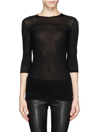 Main View - Click To Enlarge - HELMUT LANG - Schema jersey T-shirt