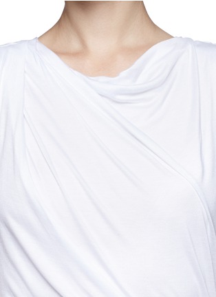Detail View - Click To Enlarge - HELMUT LANG - Low back drape jersey dress