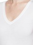 Detail View - Click To Enlarge - VINCE - 'Little boy' pima cotton-modal V-neck T-shirt