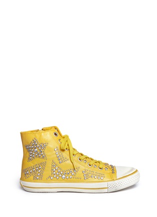 Main View - Click To Enlarge - ASH - 'Vibration' studded star leather sneakers