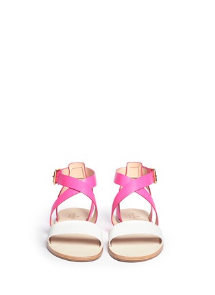Figure View - Click To Enlarge - KATE SPADE - Agnes bi-colour strappy sandals