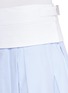Detail View - Click To Enlarge - ALEXANDER WANG - Exposed waistband pleated skirt