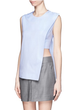 Front View - Click To Enlarge - ALEXANDER WANG - Asymmetrical tank 