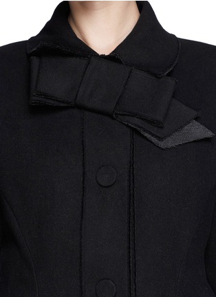 Detail View - Click To Enlarge - LANVIN - Bow manteau coat