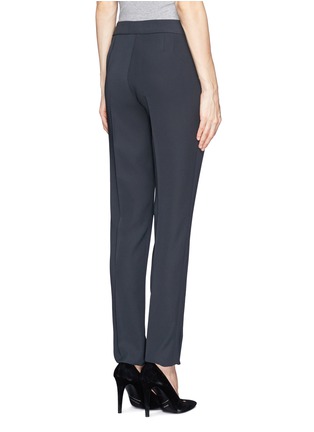 Back View - Click To Enlarge - ARMANI COLLEZIONI - Taper leg cropped pants