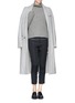Figure View - Click To Enlarge - HAIDER ACKERMANN - Cropped wool-cotton twill pants