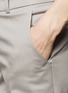 Detail View - Click To Enlarge - ARMANI COLLEZIONI - Stretch cotton pants