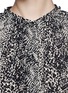 Detail View - Click To Enlarge - LANVIN - Snake print silk blouse