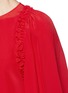 Detail View - Click To Enlarge - GIVENCHY - Givenchy ruffle balloon sleeve top 