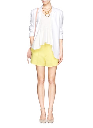 Figure View - Click To Enlarge - CHLOÉ - Iconic cady tailored shorts