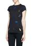 Front View - Click To Enlarge - STELLA MCCARTNEY - Graphic embellished T-shirt