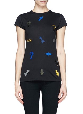 Main View - Click To Enlarge - STELLA MCCARTNEY - Graphic embellished T-shirt