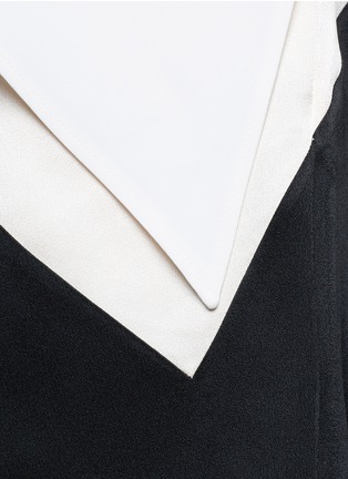 Detail View - Click To Enlarge - STELLA MCCARTNEY - Curve layer crepe top