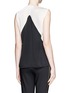 Back View - Click To Enlarge - STELLA MCCARTNEY - Curve layer crepe top