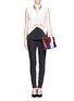 Figure View - Click To Enlarge - STELLA MCCARTNEY - Curve layer crepe top