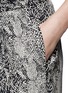 Detail View - Click To Enlarge - LANVIN - Snake print silk jogging pants