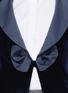 Detail View - Click To Enlarge - ARMANI COLLEZIONI - Satin lapel bow velvet jacket