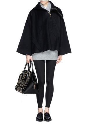 Figure View - Click To Enlarge - THE ROW - 'Ratton' scuba jersey leggings