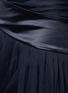 Detail View - Click To Enlarge - PRABAL GURUNG - Drape silk chiffon satin trim skirt