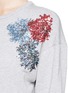 Detail View - Click To Enlarge - NO.21 - Sequin firework appliqué sweatshirt
