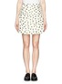 Main View - Click To Enlarge - TANYA TAYLOR - 'Anna' symbol print python embossed leather skirt