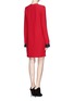 Back View - Click To Enlarge - VICTORIA, VICTORIA BECKHAM - Pleat cuff shift dress