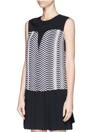 Front View - Click To Enlarge - KENZO - Wave print panel top