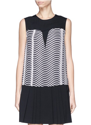 Main View - Click To Enlarge - KENZO - Wave print panel top