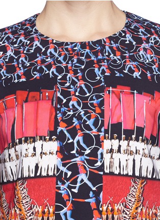 Detail View - Click To Enlarge - PETER PILOTTO - Keyhole back print top