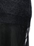 Detail View - Click To Enlarge - NO.21 - Silk underlay sweater dress