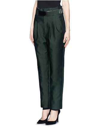Front View - Click To Enlarge - TOGA ARCHIVES - Rib cuff high waist pants