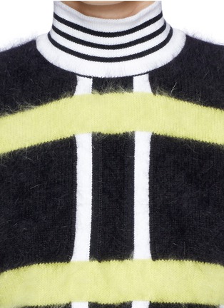Detail View - Click To Enlarge - TANYA TAYLOR - 'Toto' oversize plaid turtleneck sweater