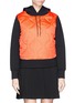Main View - Click To Enlarge - NEIL BARRETT - Quilted body bonded jersey hoodie