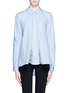 Main View - Click To Enlarge - THAKOON - Lace insert cotton shirt