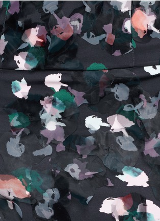 TANYA TAYLOR - 'Peggy' floral print washi organza pencil skirt - on ...