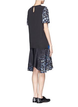 Back View - Click To Enlarge - PREEN BY THORNTON BREGAZZI - Floral print flared dress