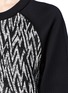 Detail View - Click To Enlarge - PROENZA SCHOULER - Textured zigzag pullover