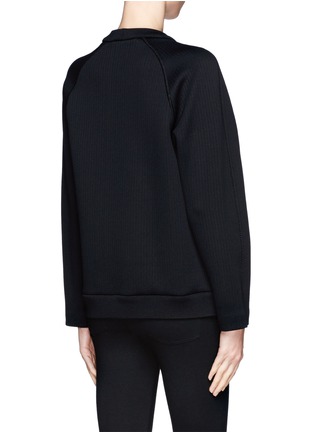 Back View - Click To Enlarge - PROENZA SCHOULER - Textured zigzag pullover