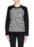 Main View - Click To Enlarge - PROENZA SCHOULER - Textured zigzag pullover
