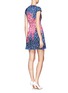 Back View - Click To Enlarge - PETER PILOTTO - Mira printed panel dress