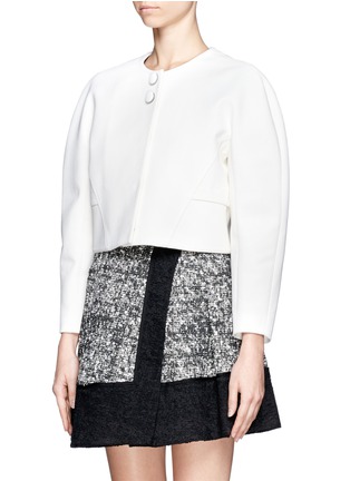 Front View - Click To Enlarge - PROENZA SCHOULER - Crepe cropped jacket