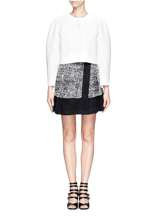 Figure View - Click To Enlarge - PROENZA SCHOULER - Crepe cropped jacket