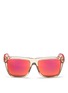 Main View - Click To Enlarge - JIMMY CHOO - Alex D-frame mirror sunglasses