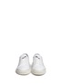 Front View - Click To Enlarge - JOSHUA SANDERS - 'Skate or Die' embroidered canvas sneakers
