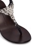 Detail View - Click To Enlarge - 73426 - 'Rock 40 Infradito' glass crystal embellished leather thong sandals