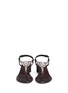 Front View - Click To Enlarge - 73426 - 'Rock 40 Infradito' glass crystal embellished leather thong sandals