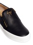 Detail View - Click To Enlarge - 73426 - 'Adam' leather skate slip-ons