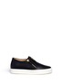 Main View - Click To Enlarge - 73426 - 'Adam' leather skate slip-ons