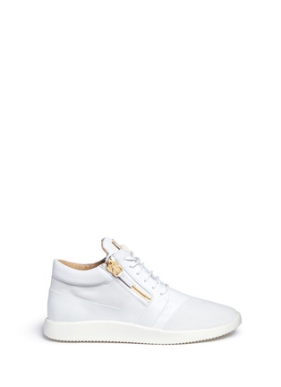 Main View - Click To Enlarge - 73426 - 'Runner' suede panel leather sneakers